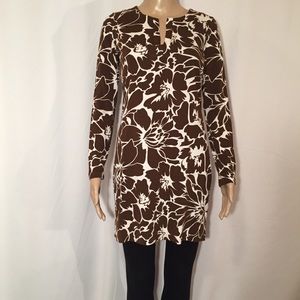 Diane Von Furstenberg Reina Brown Floral Dress